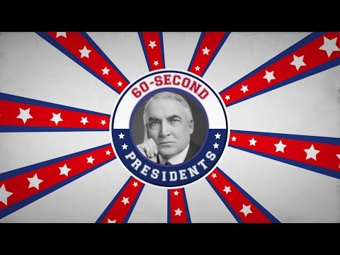 , title : 'Warren G. Harding | 60-Second Presidents | PBS'