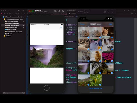 PHPickerViewController (Multiple Image Preview) iOS 14 Swift Part #3