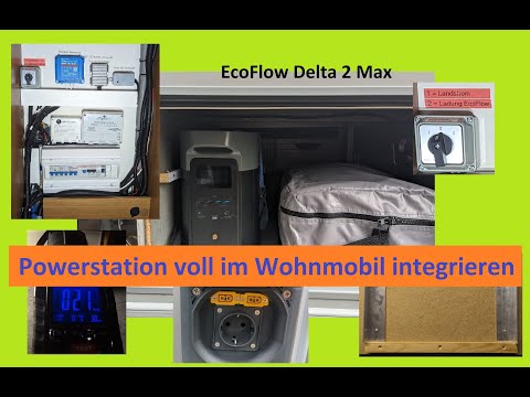 Fully integrate the EcoFlow power station into your motorhome