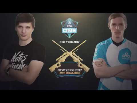 ESL One NY 2017 AWP Challenge Round 2 -  S1MPLE vs. SKADOODLE