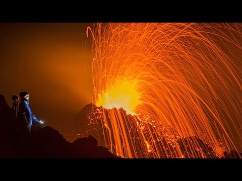 Video Thumbnail: Lava flows reach ocean on Réunion island for first time in nearly two decades