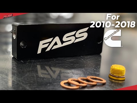6.7 Cummins Fuel Filter Housing Delete Kit | FASS Diesel Fuel Systems