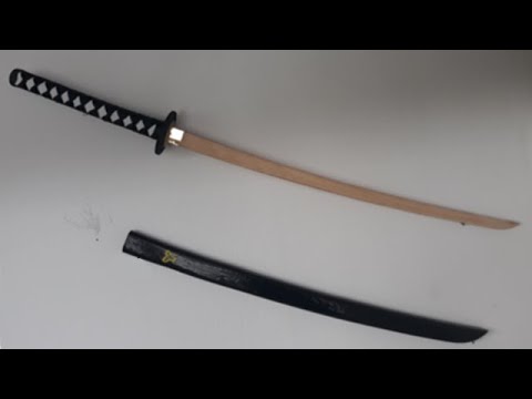 How to make your own wooden katana! ( version 3.0 / Bride's Katana )- Free templates