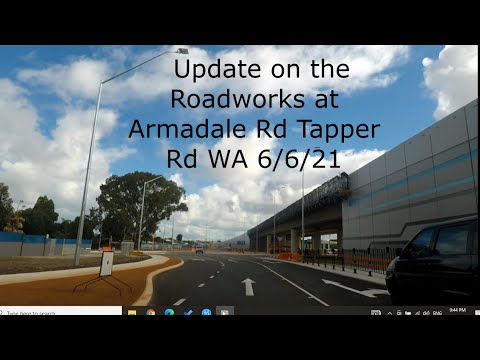 Armadale road  Tapper Road Intersection Update 6 6 21