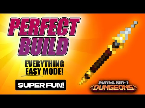 SpookyFairy - THE PERFECT Minecraft Dungeons Build EVER! // Gilded Fortune Spear