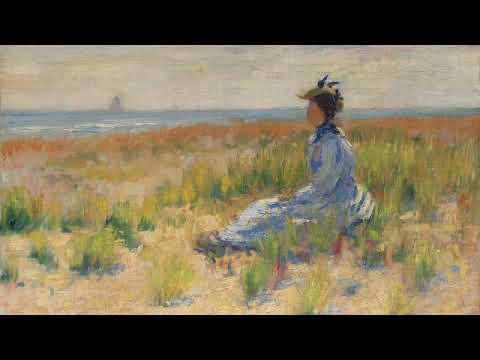Girl Seated by the Sea by Catherine Rollin
