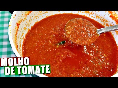 Vídeo: Extrato Tomate Caseiro: receita, ponto e validade