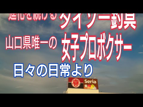 【進化したダイソー釣具】【女子プロボクサー】日々の日常