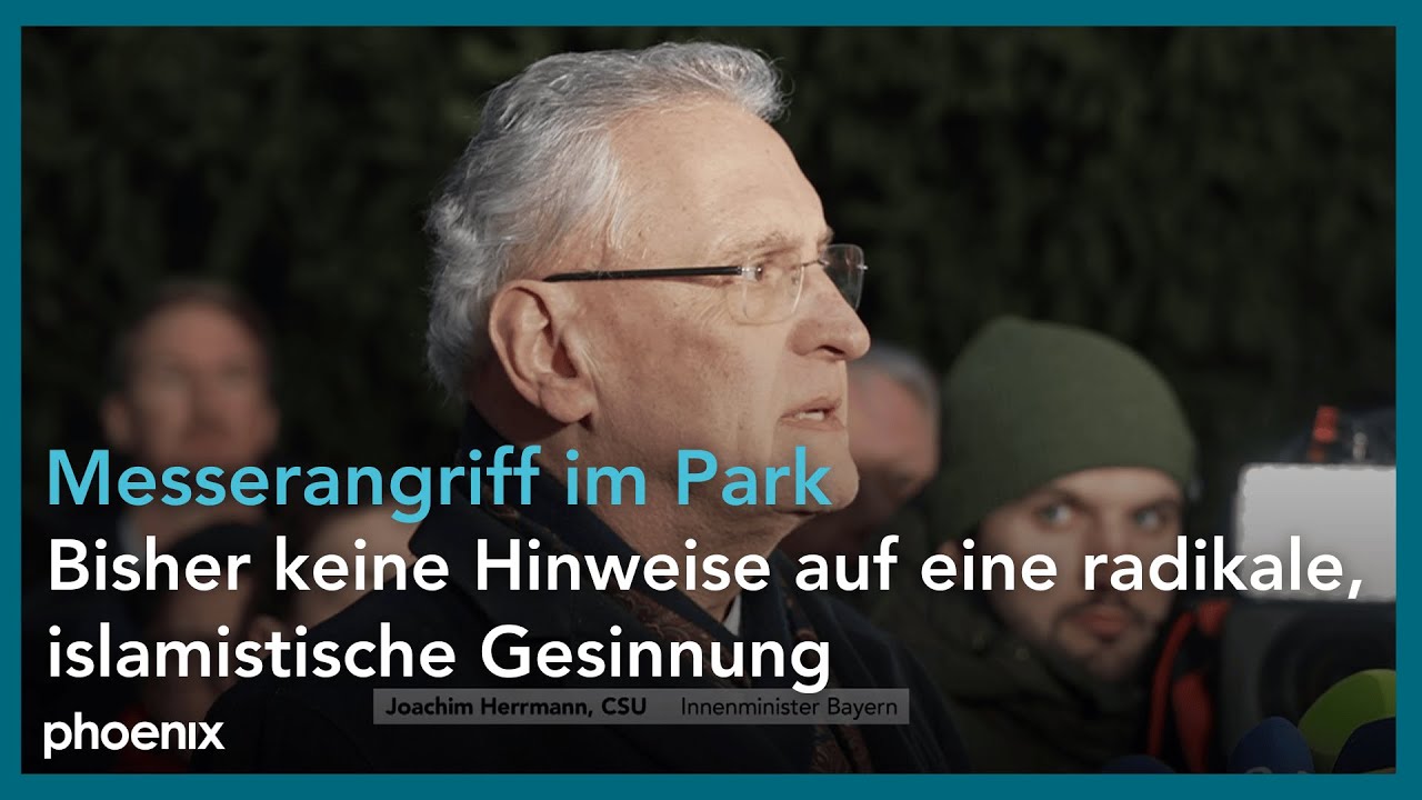 Innenminister Herrmann und Gesundheitsministerin Gerlach (Bayern) zum Aschaffenburg-Messerangriff