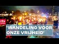 Fakkelprotest tegen coronabeleid en tweedeling in de maatschappij | RTV Drenthe