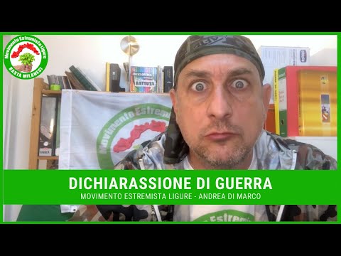 Andrea Di Marco - Dichiarassione di guerra del Movimento Estremista Ligure
