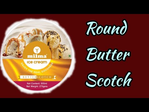 Round Butter Scotch Cream 500 ml
