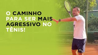 O caminho para ser mais agressivo no tênis