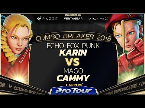 Echo Fox Punk (Karin) vs Mago (Cammy) - Combo Breaker 2018 Pools - Day 1 - CPT 2018
