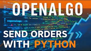 OpenAlgo -  Send Orders with Python
