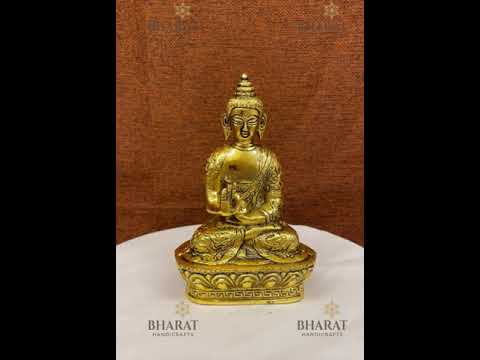 Gold Plated Lord Buddha Idol