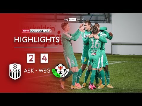 tipico Bundesliga, 13. Runde: LASK - WSG Tirol 2:4
