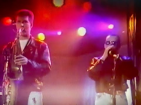 Dave Land - playing trumpet with BREATHE 'LIVE' in CANNES 1988