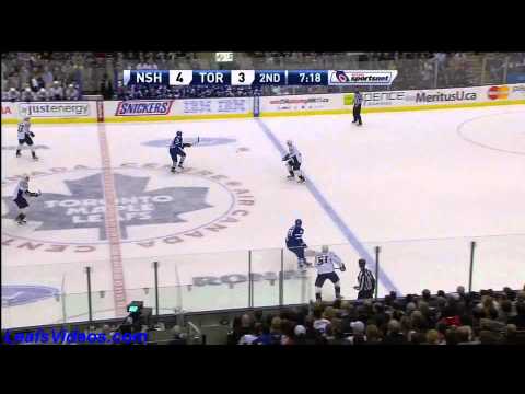 Predators @ Maple Leafs - Amazing Gigeure Save - 101116