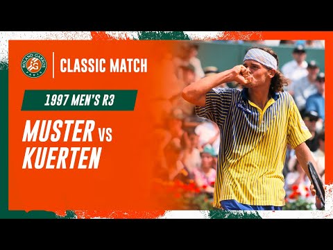 Kuerten vs Muster 1997 Men's round 3 | Roland-Garros Classic Match