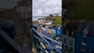 Cute colourful houses in Cobh! 🏠💙🩵💛🧡🩷 #travel #ireland #roadtrip #ytshorts