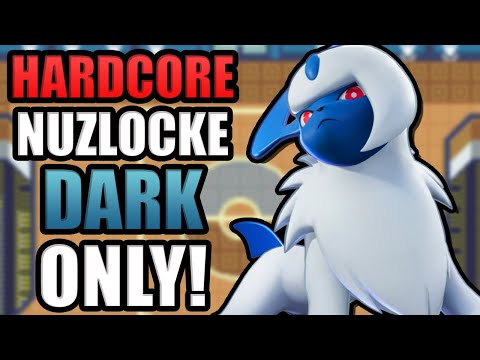 Pokémon Emerald Hardcore Nuzlocke - Dark Types Only! (No items, no overleveling)