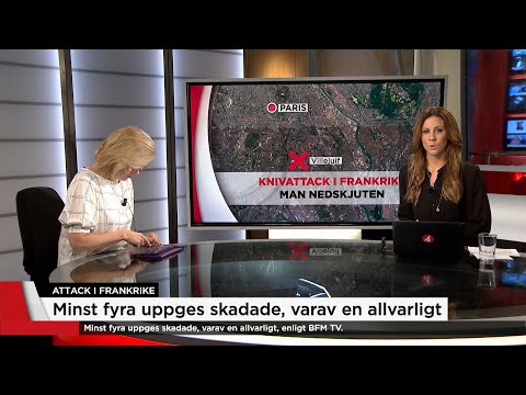 Knivman har huggit ned minst fyra i Frankrike - Nyheterna (TV4)