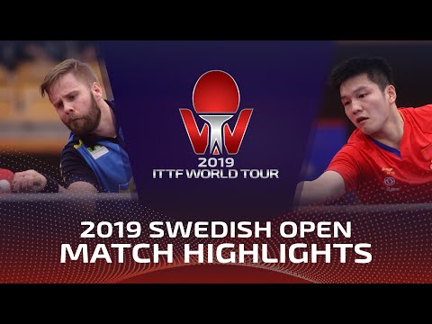 [2019 ITTF Swedish Open] Fan Zhendong vs Jon Persson  2019.10.4