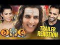OMG2 - Official Trailer REACTION! | Akshay Kumar, Pankaj Tripathi, Yami Gautam | Amit Rai