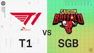 MSI 2022- Group Stage D1 - T1 vs SGB