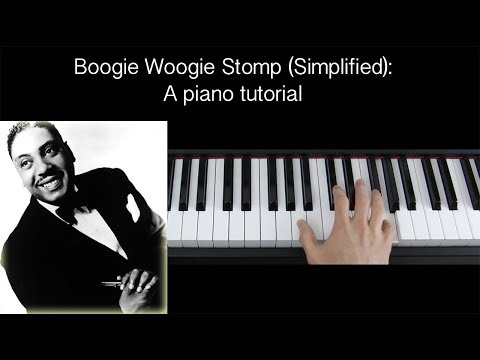 Boogie Woogie Stomp (Albert Ammons) Simplified Piano Tutorial (Part 1)