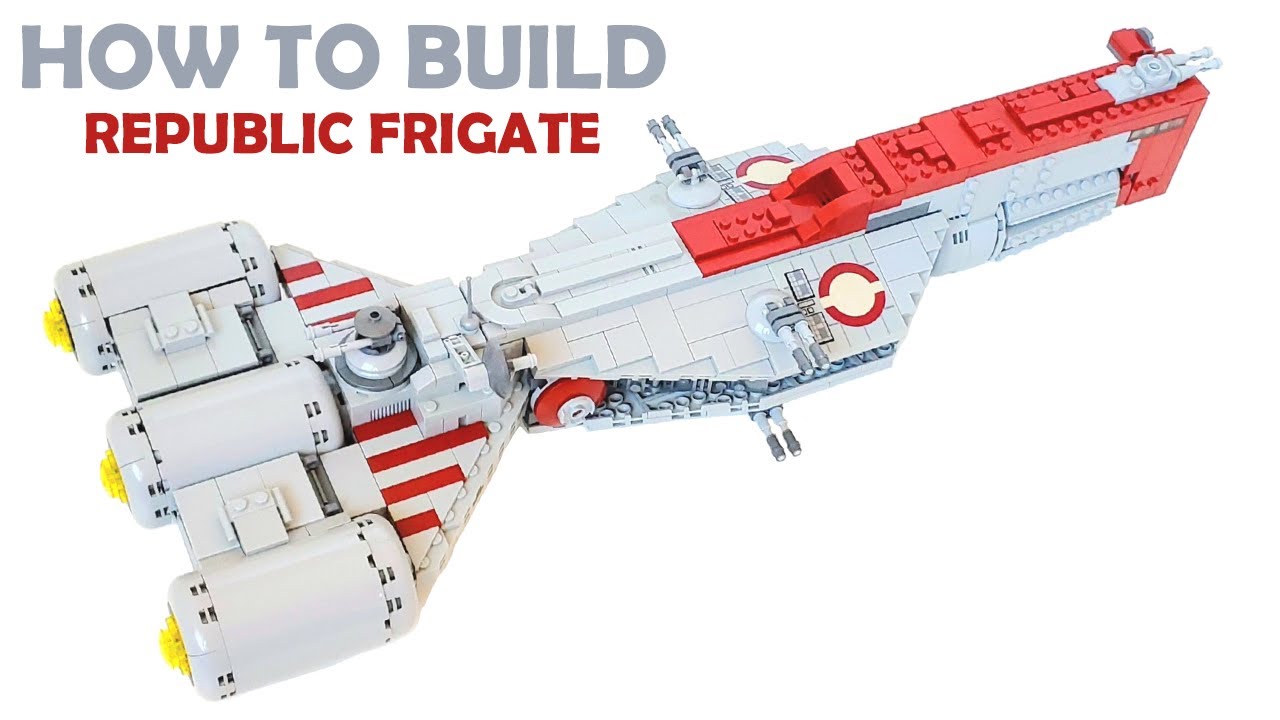 LEGO Star Wars Republic Frigate MOC | Building Instructions