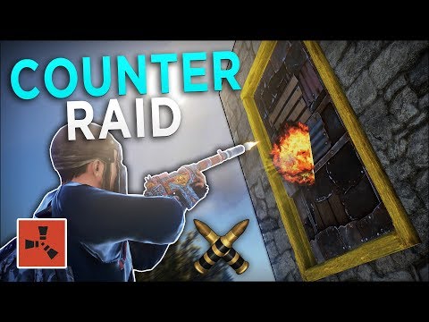 COUNTERING AND SILENT RAIDING MY NEIGHBOUR! - Rust Solo Survival #5