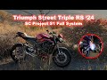 Triumph Street Triple 765 RS 2024 SC Project S1 Vollständige Systeminstallation