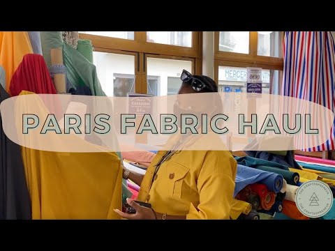 A PARIS FABRIC HAUL... AND VLOG!