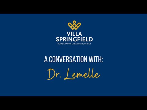 A Conversation with Villa Springfield: Dr. Lemelle