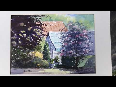 Thumbnail of Painting a Garden Scene using watercolour.