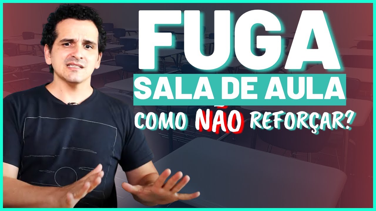FUGA na sala de aula, como NÃO REFORÇAR? AUTISMO