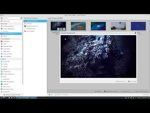 ArcoLinux : 2516 How to change the background of any Sddm theme on Plasma
