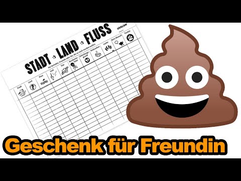 Ich schenke meiner Freundin Scheiße! | Stadt, Land, Fluss?
