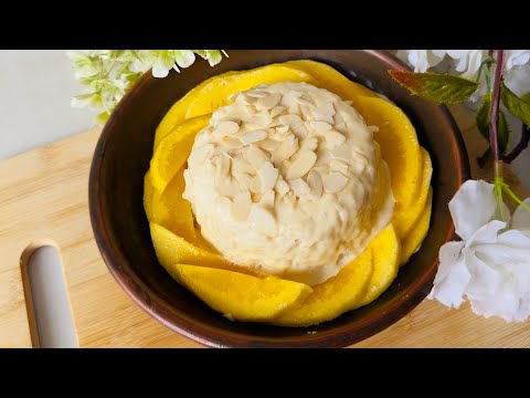 How to make authentic Thai mango sticky rice |mango dessert recipe |bangladeshi dessert recipe