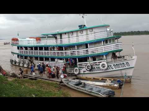 B/M Comandante Paiva II Chegando de Manaus na cidade de Nova Olinda do Norte