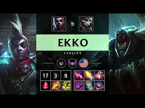 Ekko Jungle vs Rengar - NA Master Patch 25.21