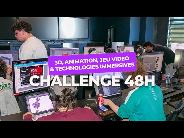 Challenge 48h : 3D, Animation, Jeu Vidéo & Technologies Immersives - 2025-2026