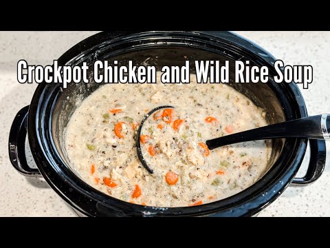 Crockpot Chicken and Wild Rice Soup