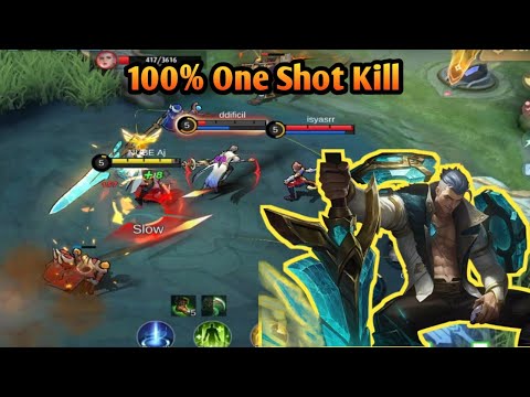 100% One shot 21 Kill !! Fredrinn no compromise with kills and Enemies| Fredrinn gameplay~MLBB