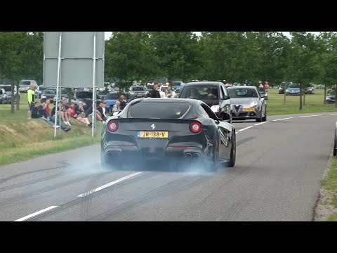 Thumbnail for Straight Piped Ferrari F12 berlinetta & 900HP Lamborghini Huracán VF Engineering 🔊 #shorts by Lamborghini, Ferrari, Supercar, Berlinetta, Ferrari F12, Car