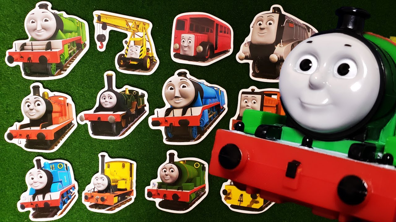 プラレール きかんしゃトーマス パーシーとバーティーがキネティックサンドの入ったいたずら貨車と連結 洗車場や踏切を通過 えあわせカード