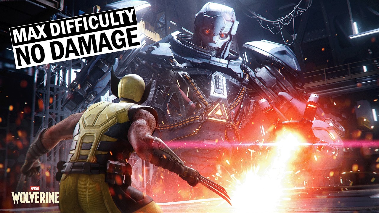 Marvel's Wolverine - Sentinel Prototype Boss Fight (No Damage Taken) on Max Difficulty