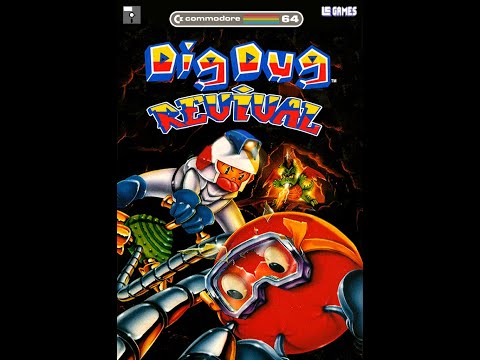C64 gameplay 🔵 Dig Dug Revival V1.1 by Luca Carminati Games - 4K 🔴